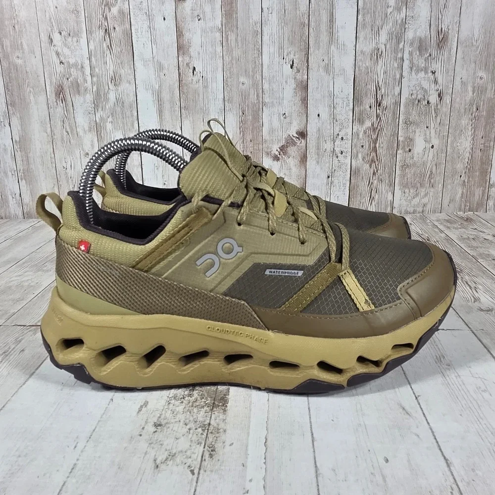 On Running Cloudsurfer Next Waterproof Olive Tan Womens 7 Sneakers 3WE10022310